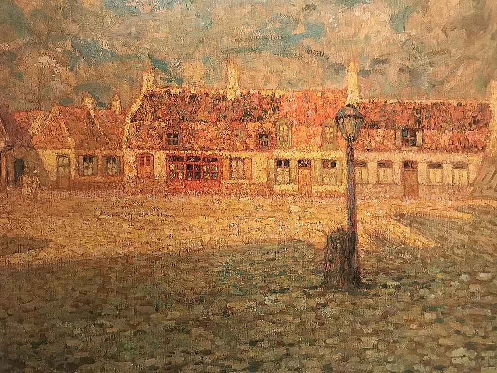 Henri Le Sidaner - 228, Sole al tramonto a Gravelines
